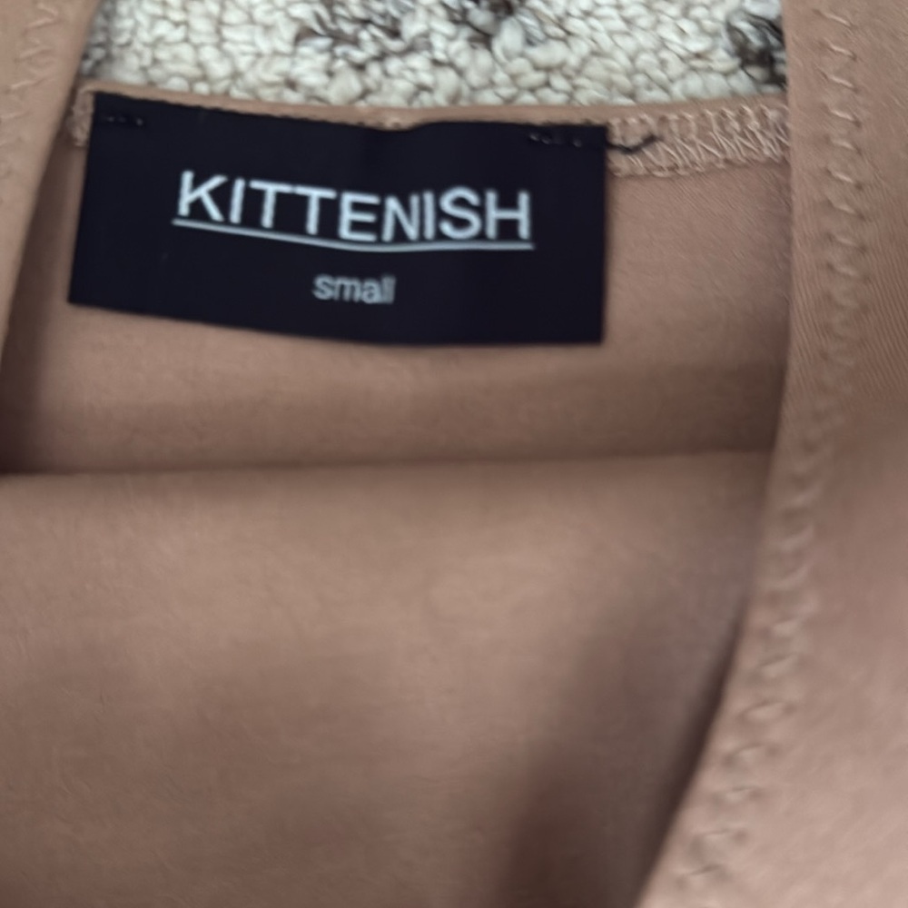 NEW Kittenish  3 Square Neck Bodysuits- white, nude, black - size small - Picture 3 of 5